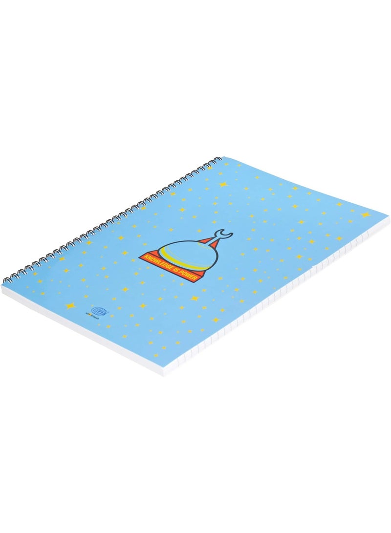 FIS Spiral Soft Cover Notebook Single Line A4, 100-Sheets 10-Piece - FSNBA41908S - Image 2